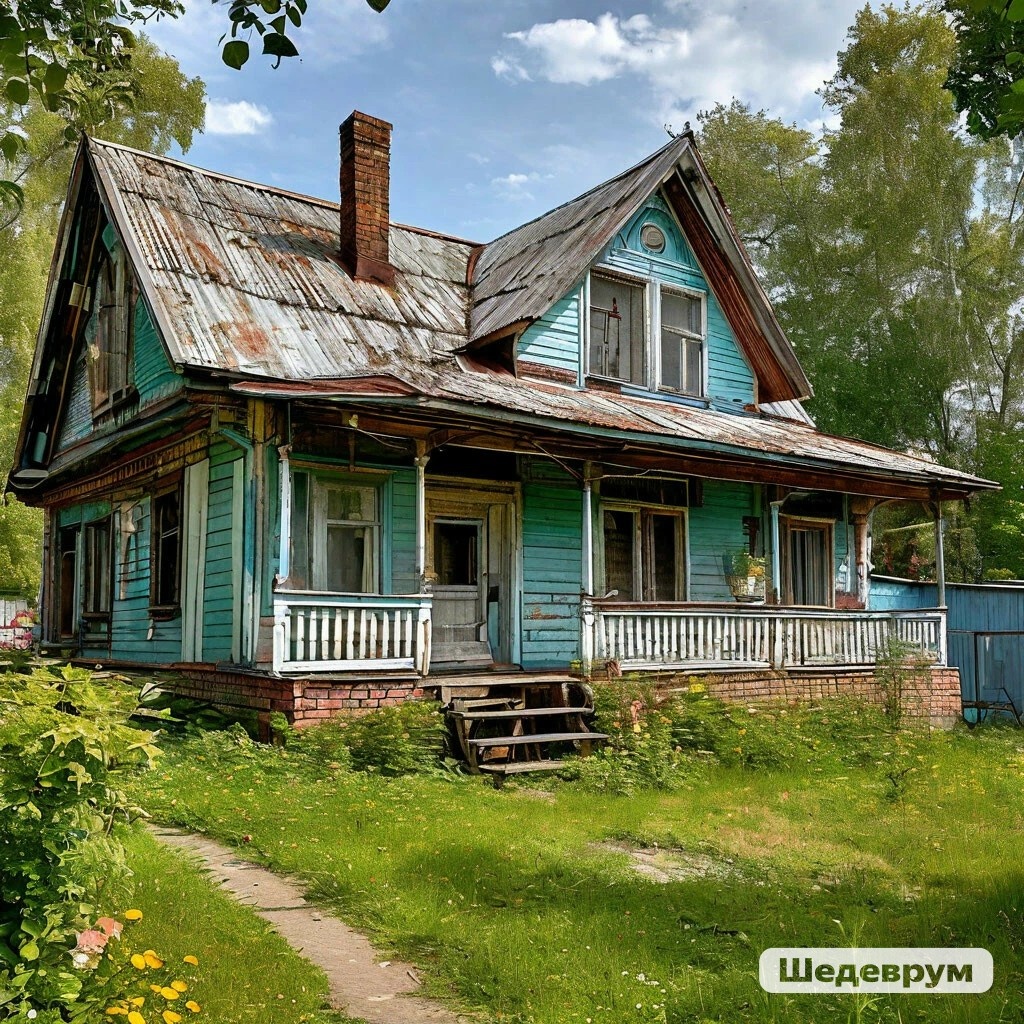 Старая советская дача 