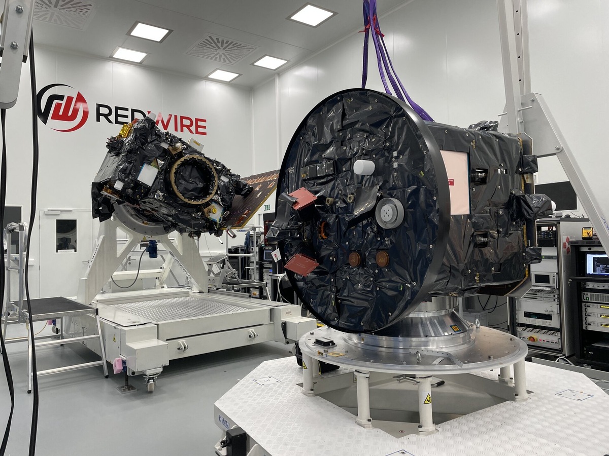 Оккулист, Коронограф Космический корабль Проба-3. Кредит: Redwire Space