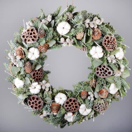 Новогодний венок на дверь от AzaliaNow Катя Невская  📷
