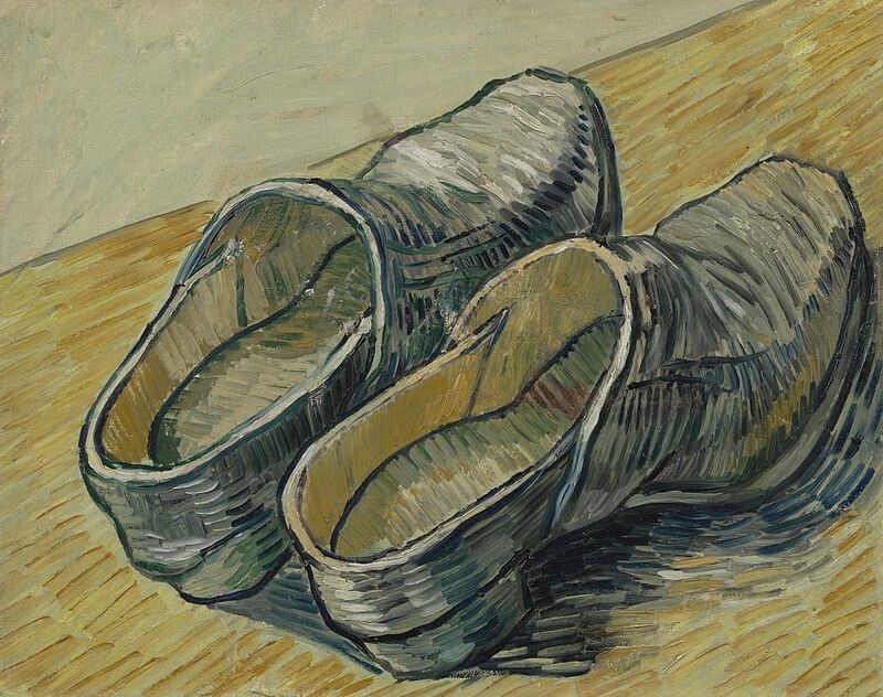 Пара кожаных башмаков, 1889