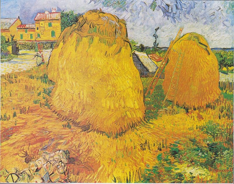 Стога сена в Провансе, 1888