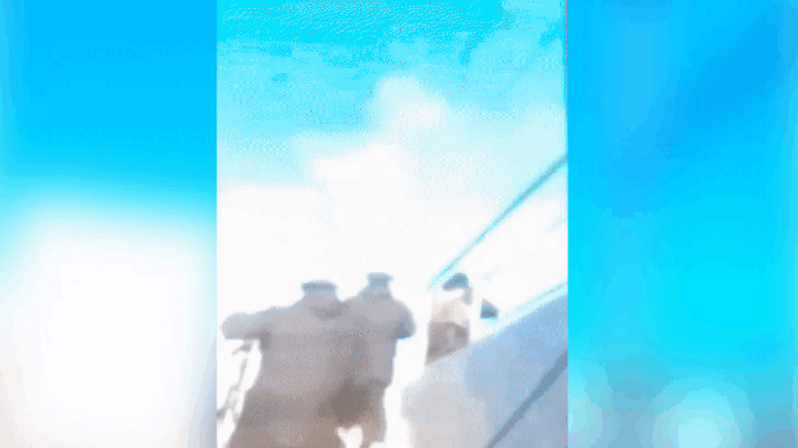    Момент прилёта украинского дальнобойного дрона-камикадзе. Видео: ТГ-канал "Военный осведомитель"