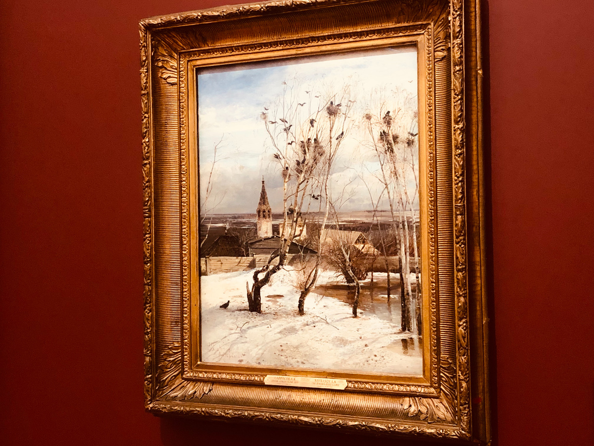 Алексей Саврасов. Грачи прилетели. 1871.