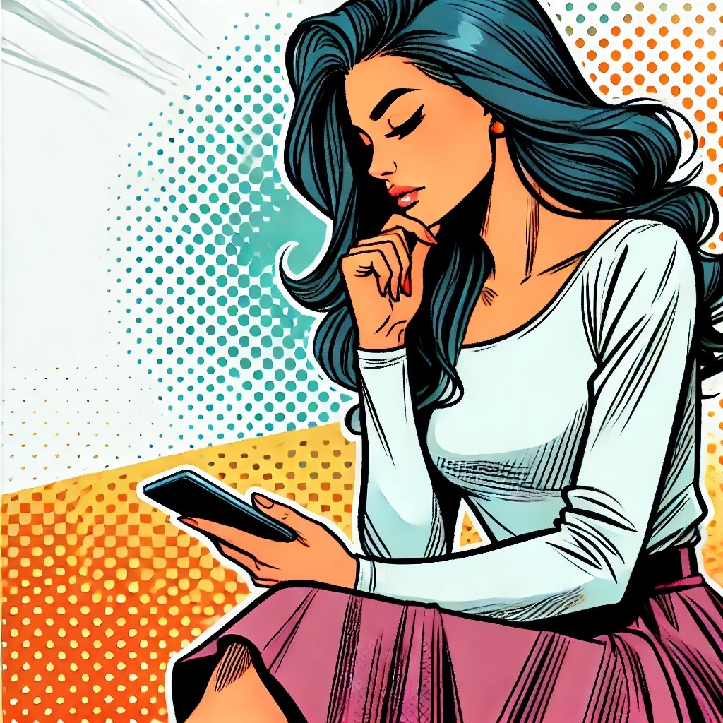 Когда каждый его звонок вызывает тревогу». Это будет хорошо иллюстрировать признаки тревожности.