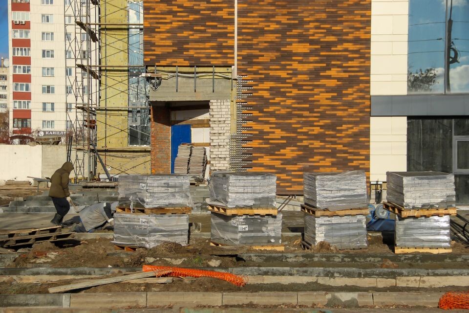    Строительство административного здания на улице Пролетарской, 98. Источник: Виталий Барабаш