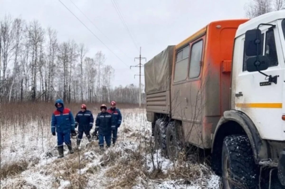    В Новосибирской области восстановили электроэнергию после штормового ветра