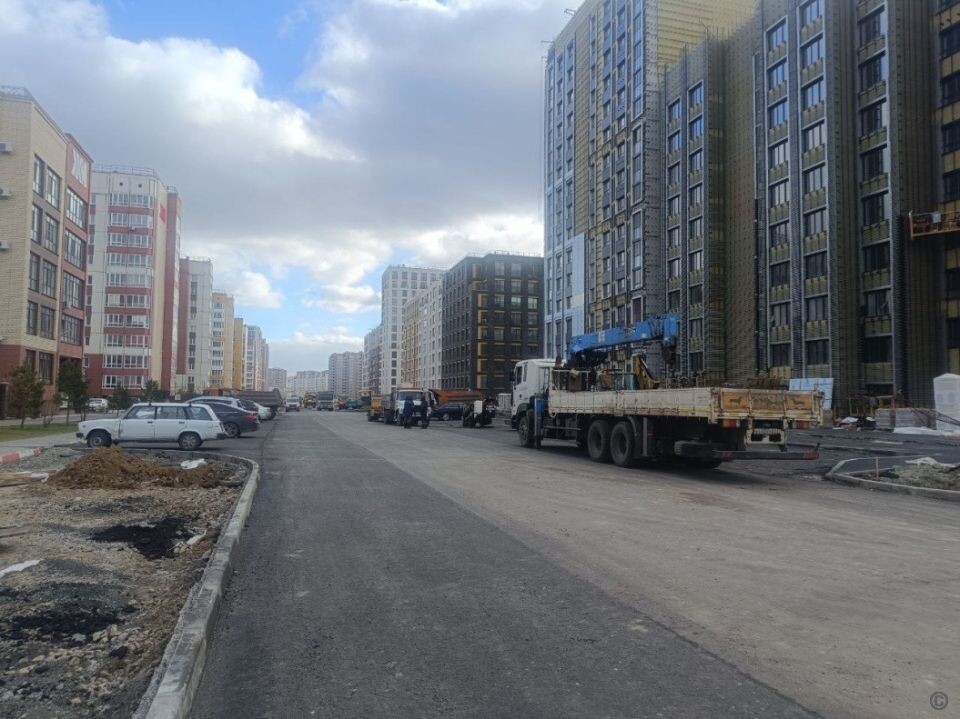    Дорога на улице Сергея Семенова. Источник: barnaul.org
