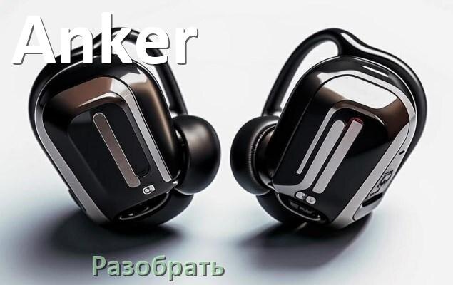 
Как разобрать наушники Anker и кейс для замены амбушюр и аккумулятора