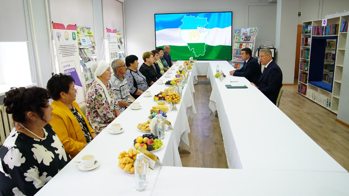    г. Ишимбай. Встреча с семьями погибших участников СВО из Ишимбайского района, 2024 г.