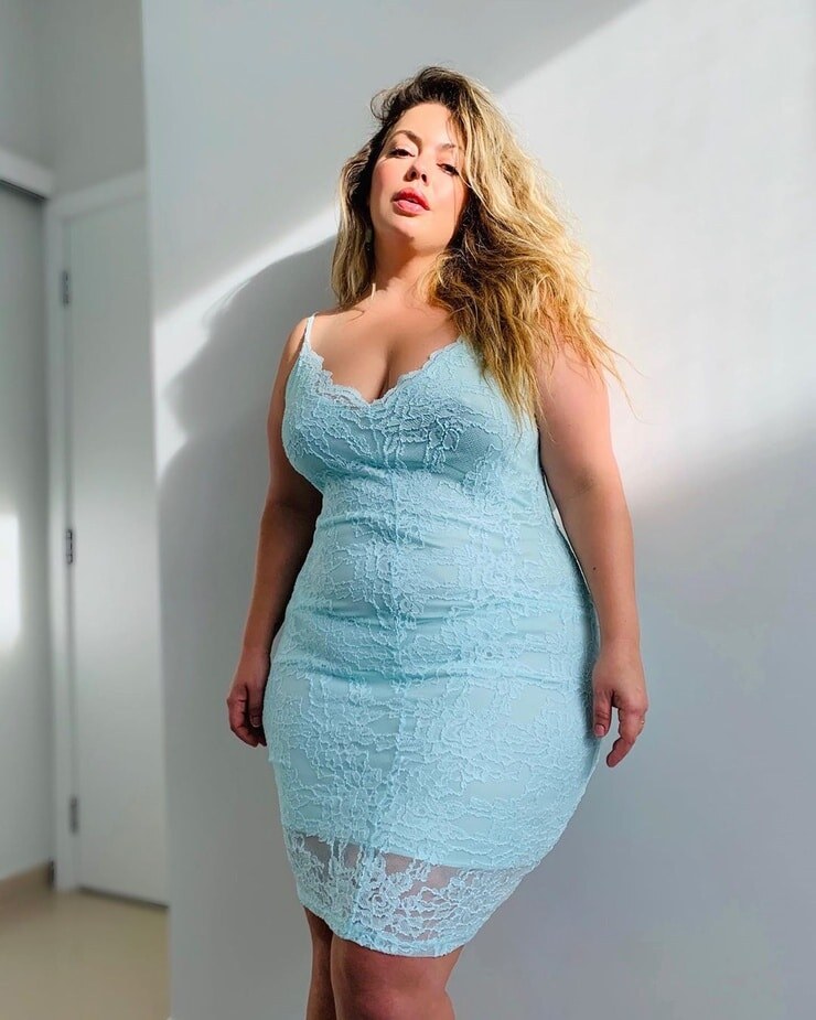 На фото plus-size модель Флавия Ласерда
