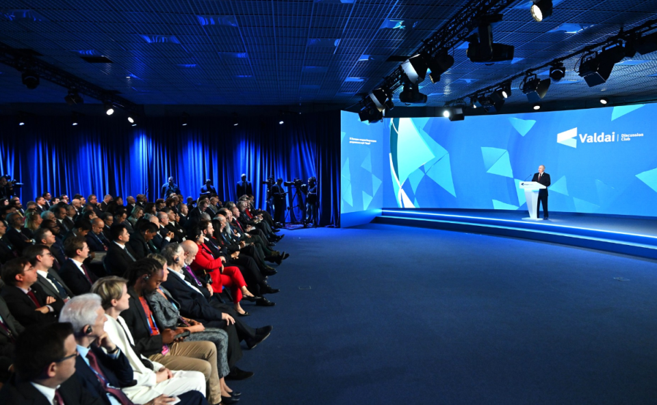    Владимир Путин на "Валдае" 2024. Источник: kremlin.ru