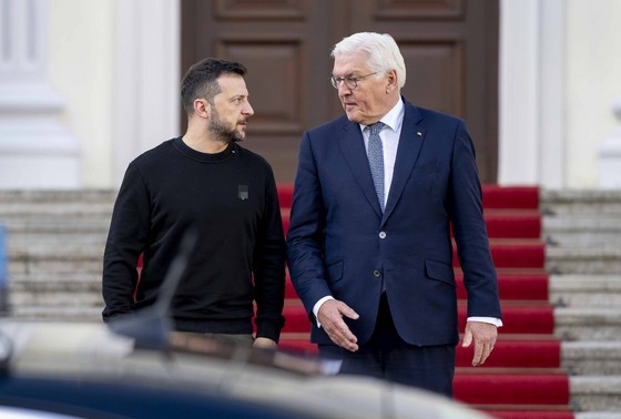    Владимир Зеленский и Франк-Вальтер Штайнмайер