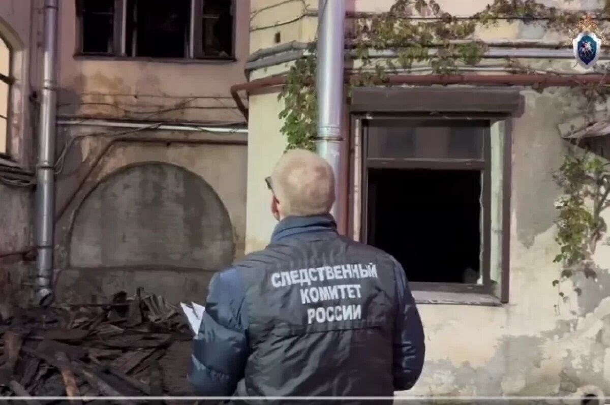   Трое взрослых и ребенок погибли в пожаре в центре Петербурга