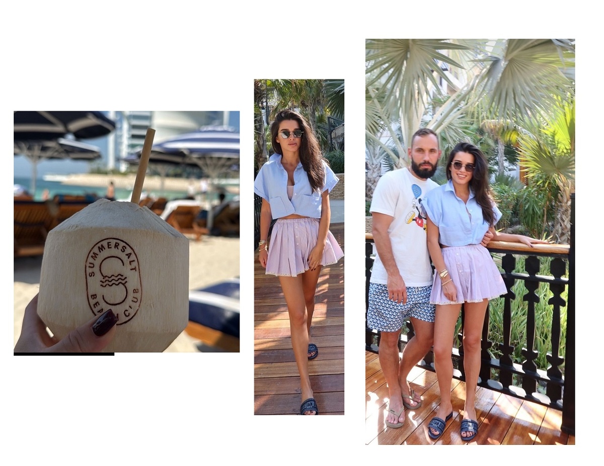 Ксения Бородина и Николай Сердюков проводят время с Марусей, Теоной и их бабушкой. Фото: социальные сети.