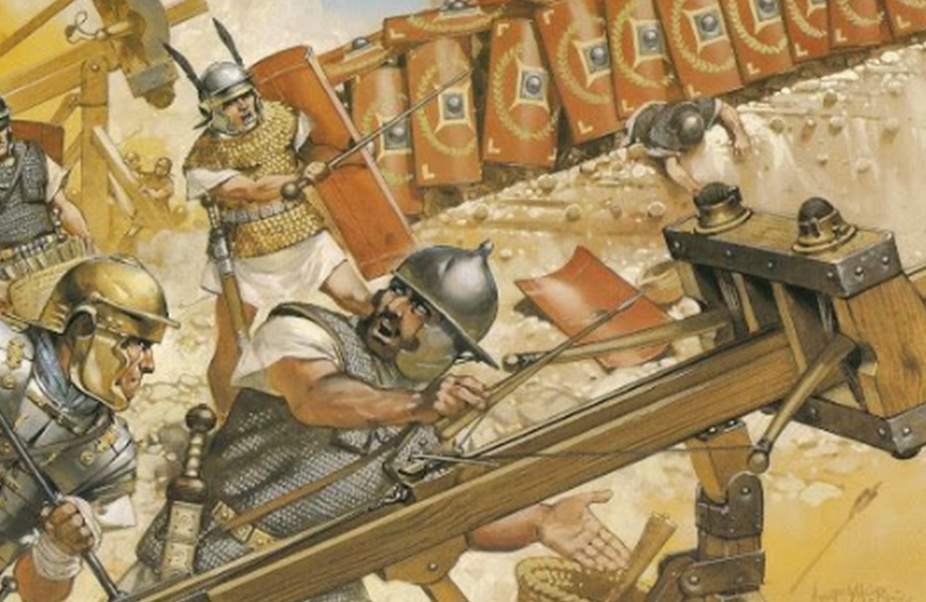 Картина Ангуса Макбрайта "Римляне". В свободном пользовании.