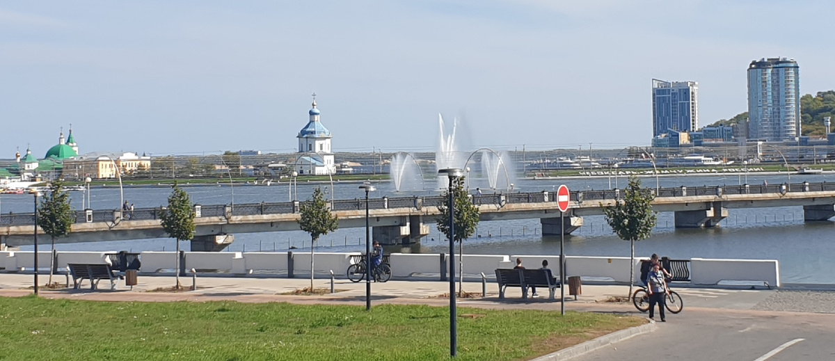 Чебоксарский залив со стороны улицы Нижегородской