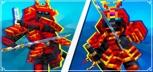 Мод на Босса Самурая для Майнкрафт ПЕ (Бедрок)