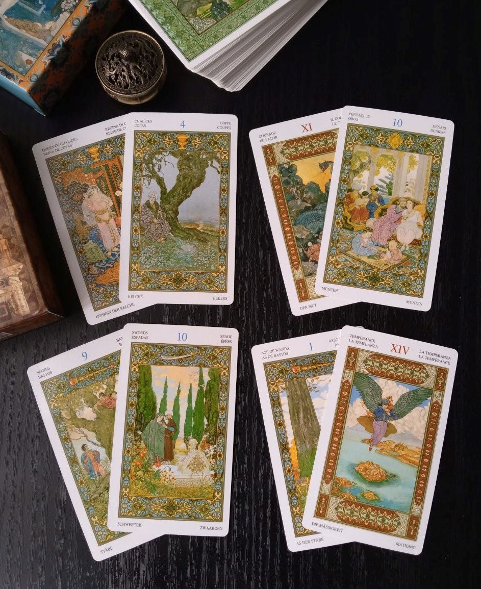 Ответ смотрим на колоде таро "Тысяча и одна ночь"