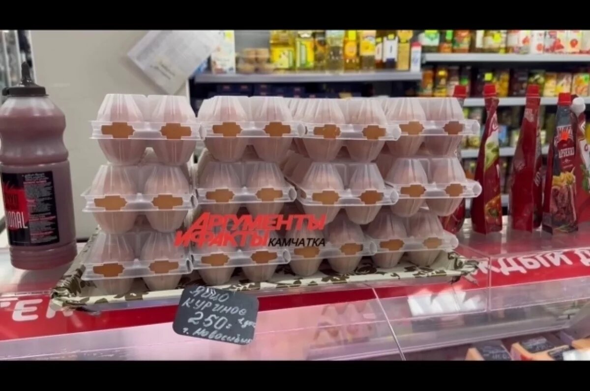    На Камчатку до конца года завезут почти 10 млн яиц