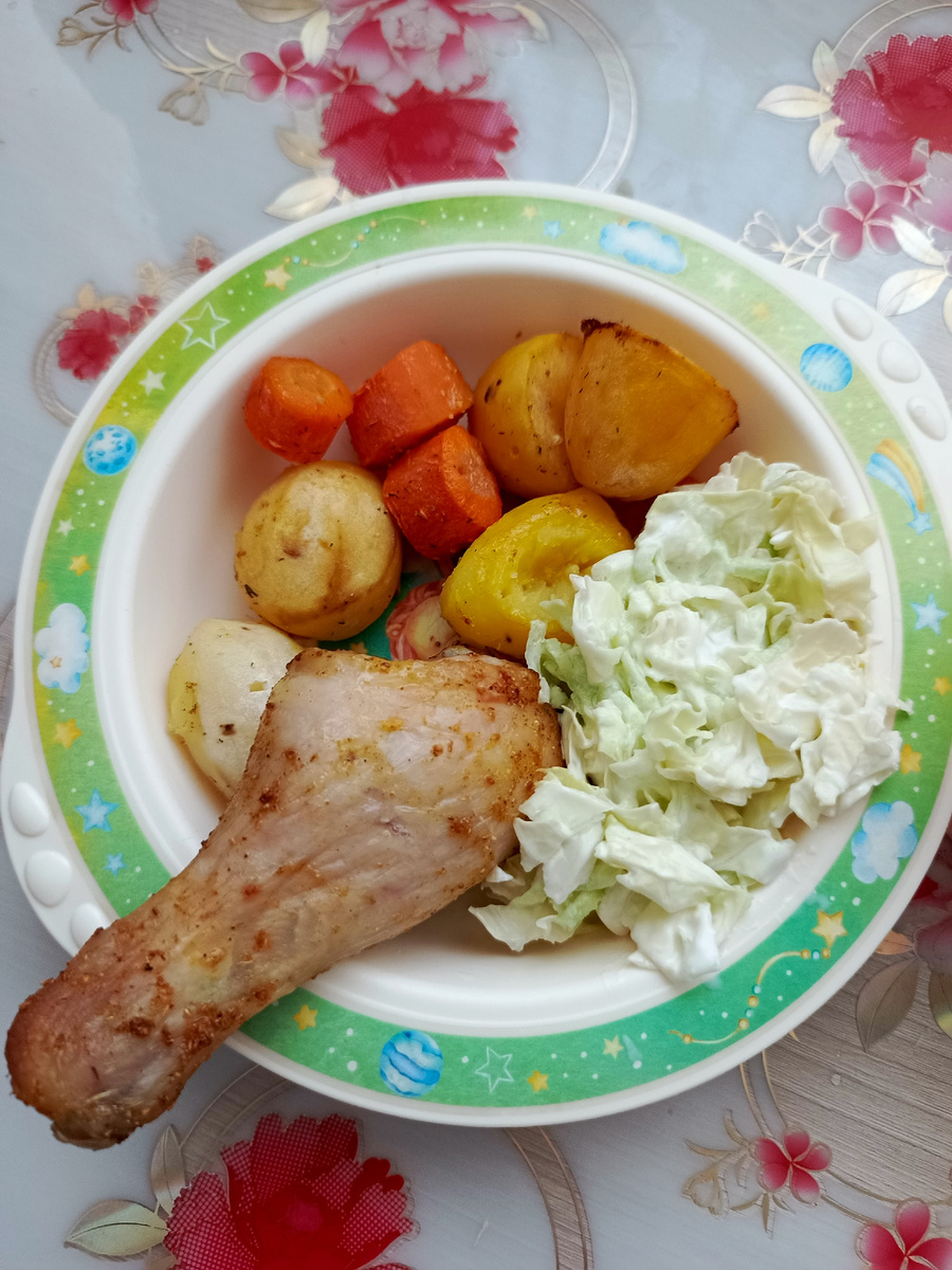 Вариант подачи второго блюда.