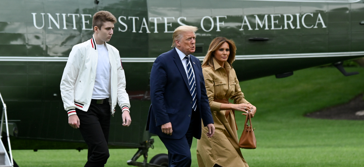 Баррон Трамп, Дональд Трамп