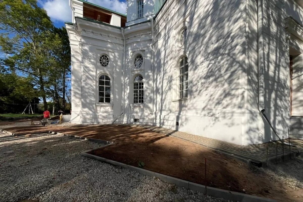    Храм Вознесения Господня продолжают реставрировать в Бельском Устье