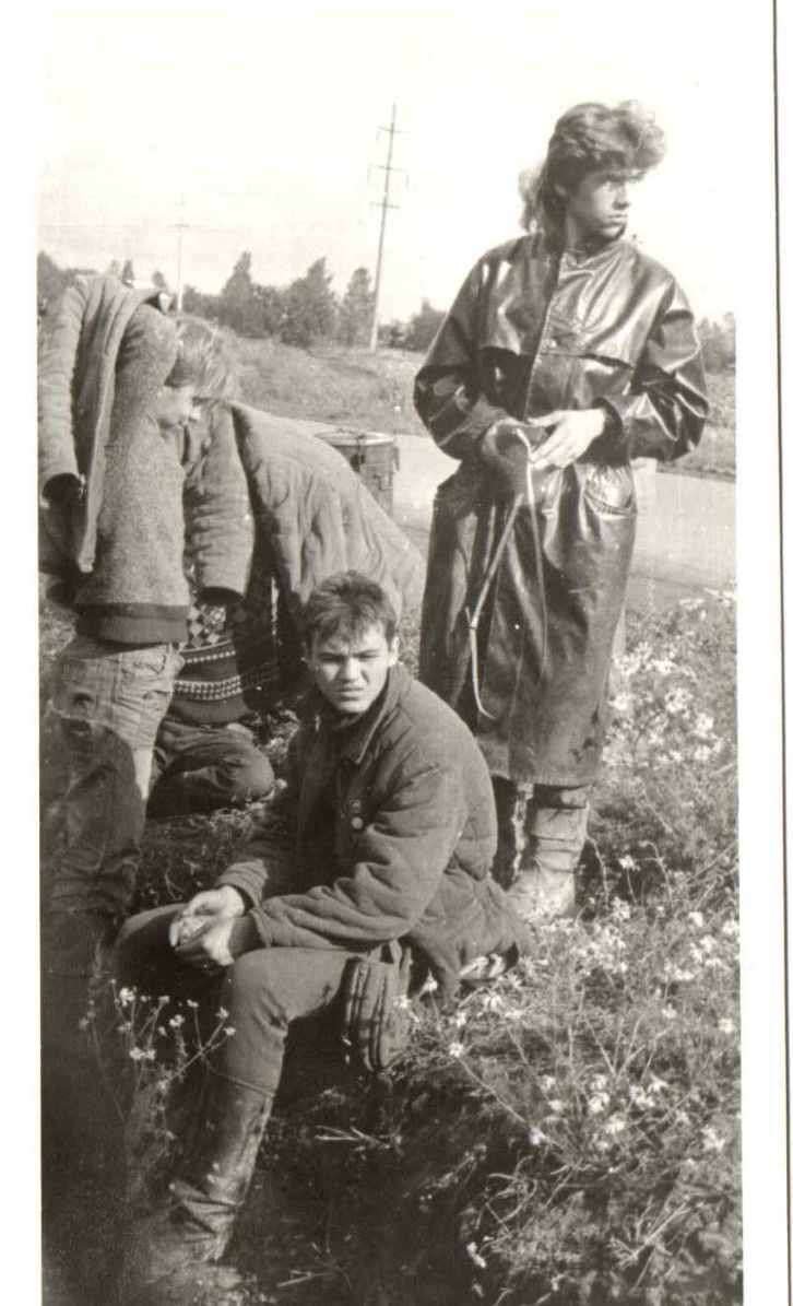 Папа и его товарищ Марат Барантулов. ФЭТ, ЛЭТИ, 1986 год