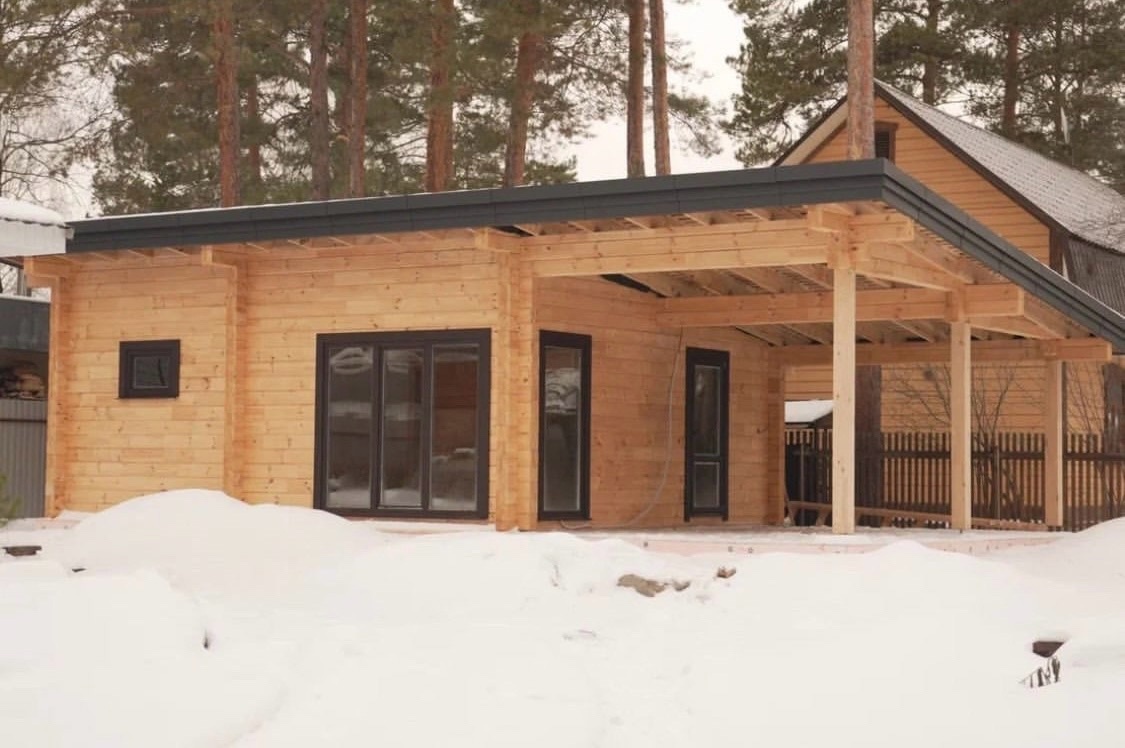 А вот так наша банька выглядит в реальной жизни 