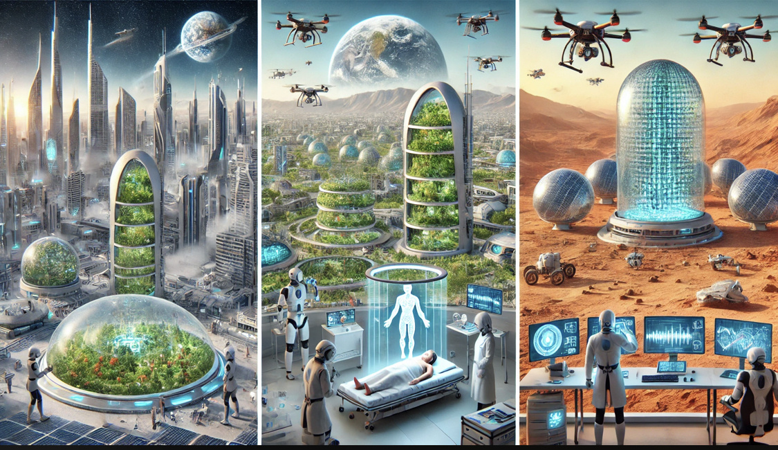 Мир через 100 лет по мнению ИИ