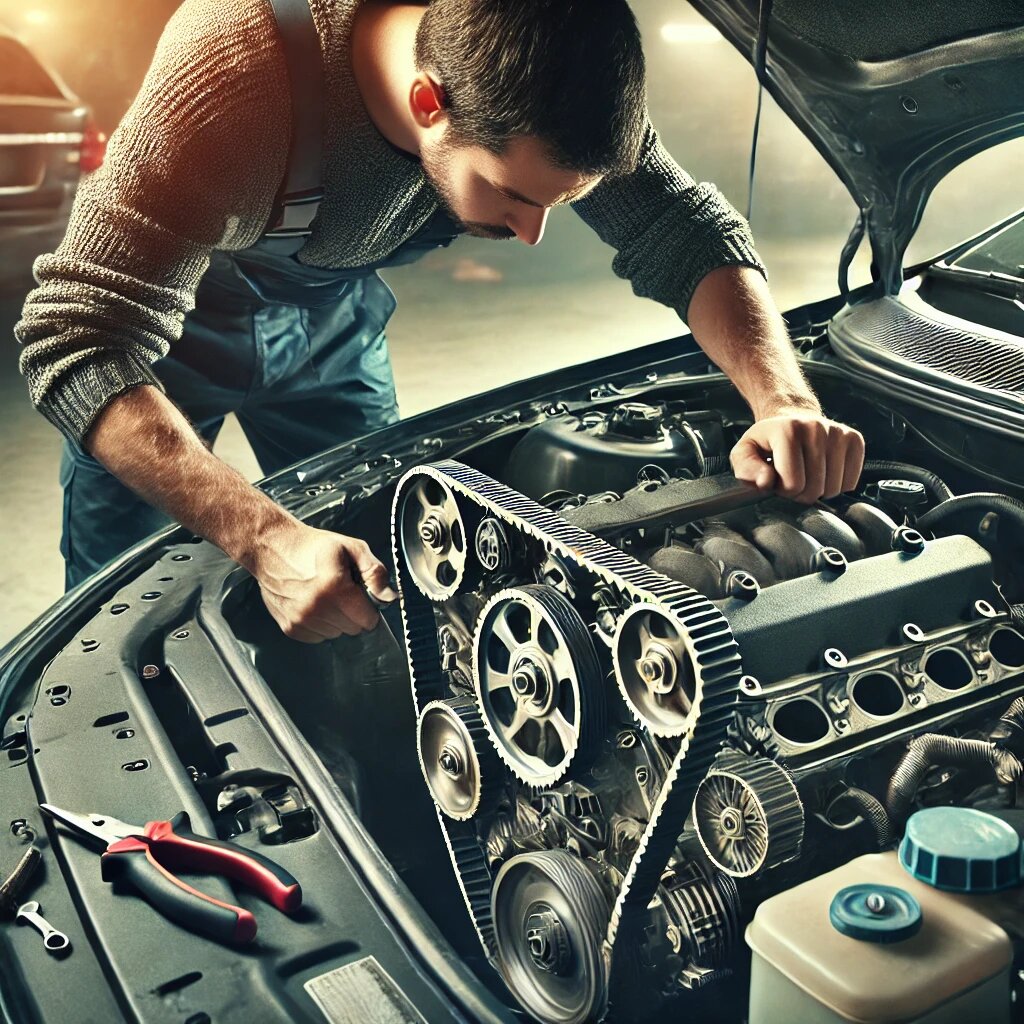 Замена ремня ГРМ по мнению ИИ. Забавно