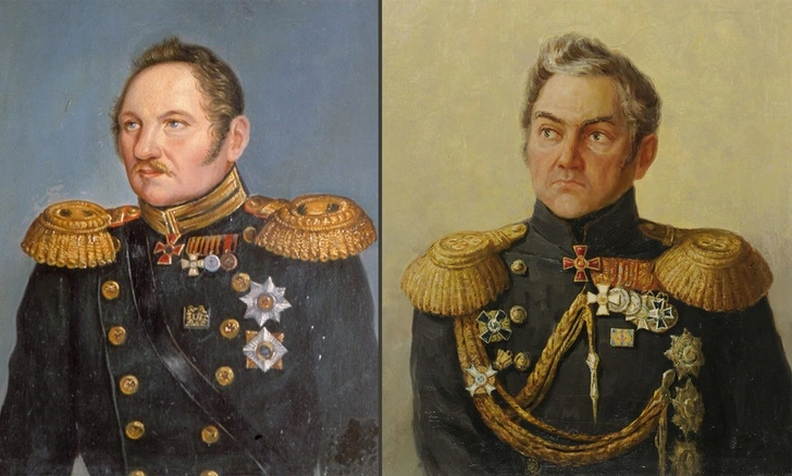 Фаддей Беллинсгаузен и Михаил Лазарев