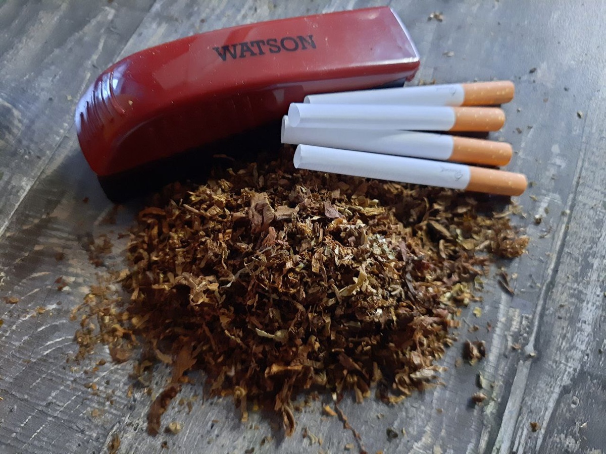 На фото - моя Вирджиния, смешанная с другими смесями