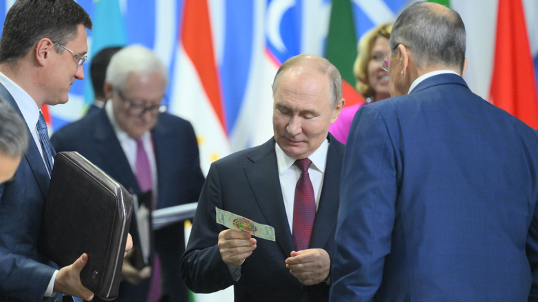 На встрече представителей стран БРИКС+.