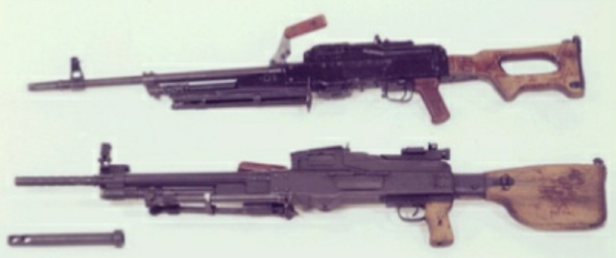 ПКМ (сверху) и Type 73 (снизу)