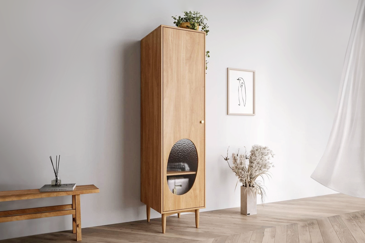 Распашной шкаф Bubble — 25 766* рублей. Код для поиска на сайте Home24 — 829739.