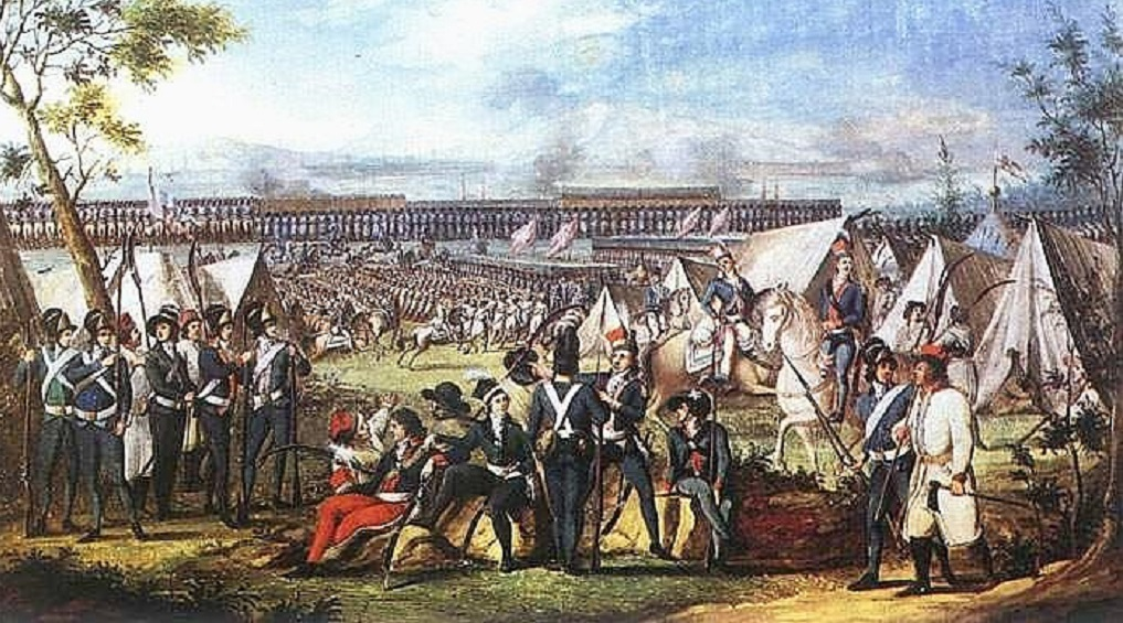 лагерь польских войск Костюшко