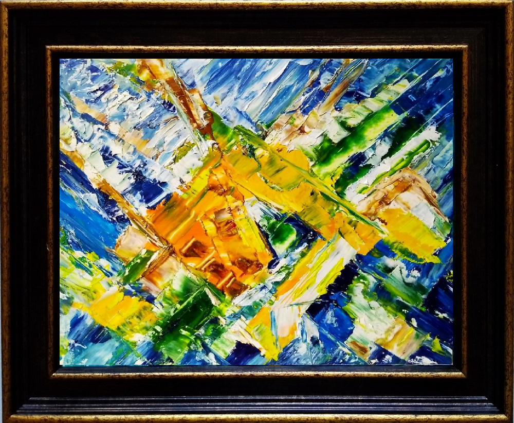 картина В пространстве тайн из серии Параллель - худ. Любовь Прусик - https://vk.com/lilas56