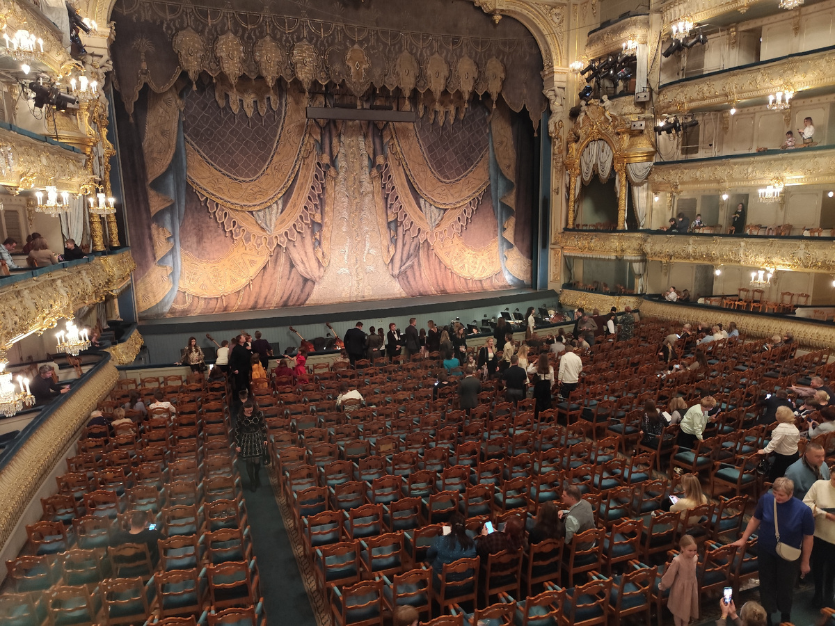 Мариинский, мое фото, заглянула на второй ярус