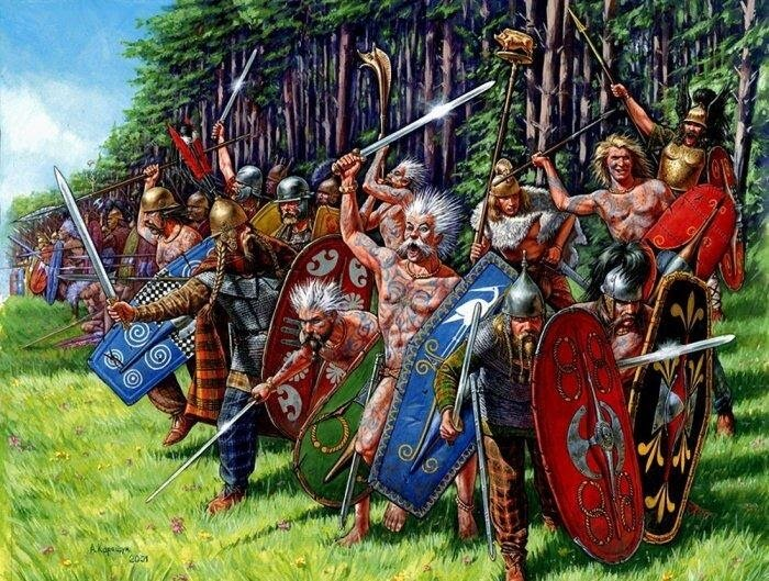 Галлы. Картина современного художника