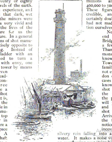 Рисунок дроболитейной башни.