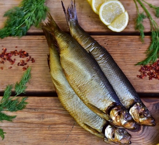 Сельдь холодного копчения.