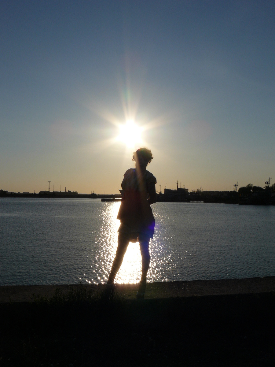 Контражур в Кронштадте, фото 2011 года.