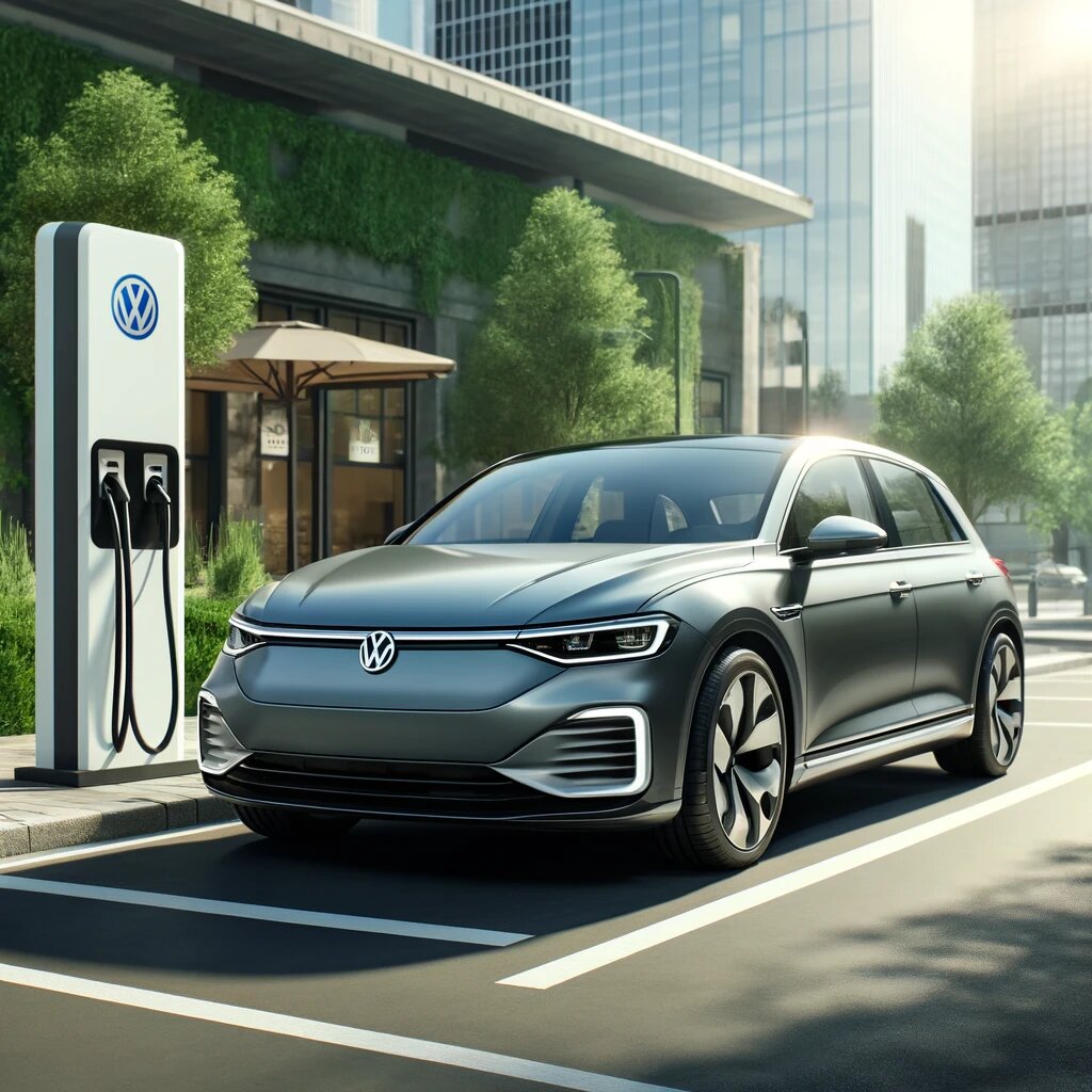 Электромобиль от Фольксваген глазами ИИ