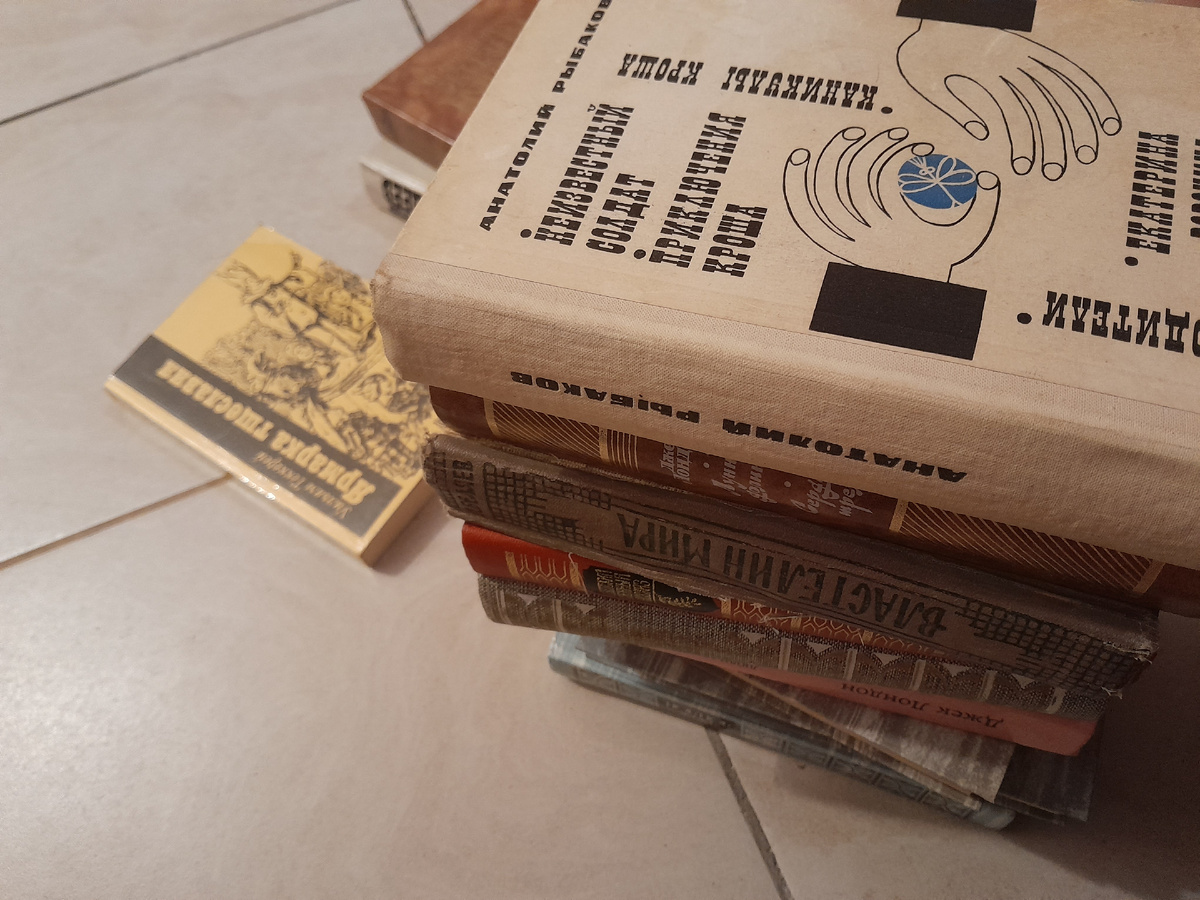 Малюсенькая часть забранных книг