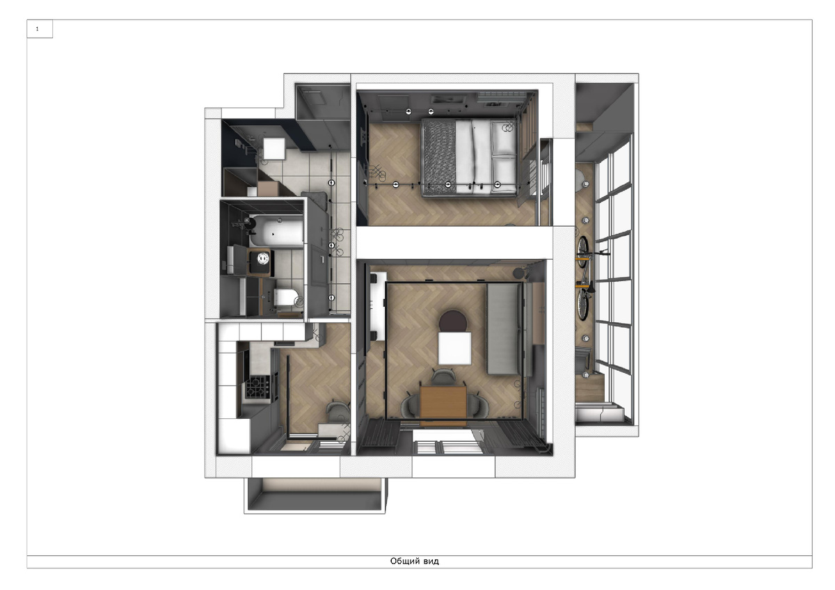 Общий вид квартиры