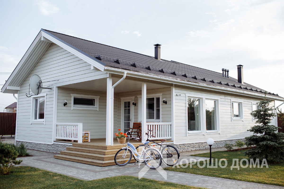 Каркасный дом в пос.Дятлицы