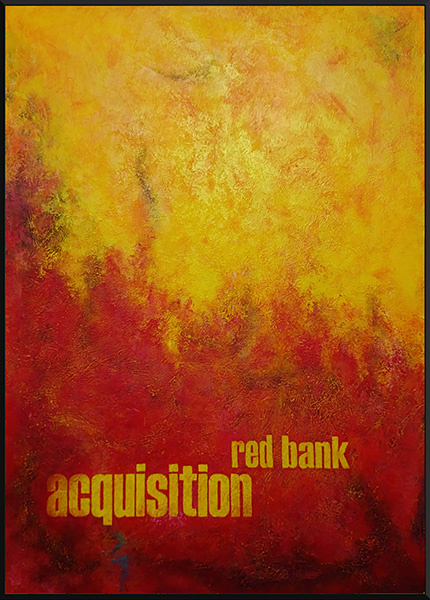 Поглощение желтым банком красного. 
2024. Холст/акрил/70х100
Художник Разумов В