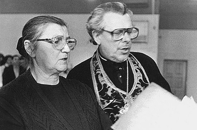 Тверской протоиерей Алексий Злобин и его супруга отметили 70 лет совместной жизни