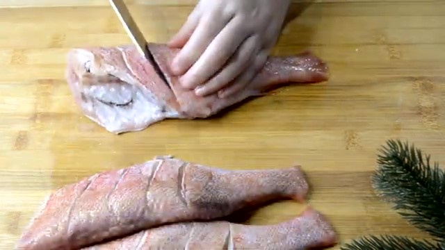 Морской окунь в духовке.Простой и вкусный рецепт