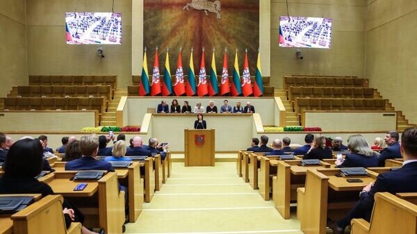    © Photo : Lietuvos Respublikos Seimas / Olga Posaškova